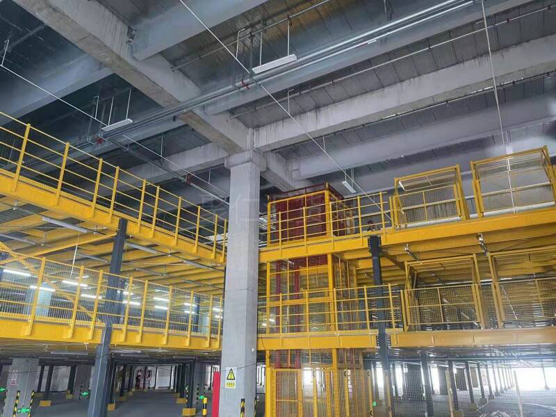 大跨度工字鋼結構平臺貨架