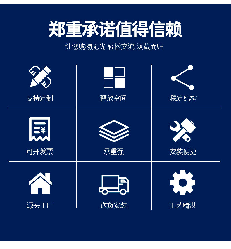 貨架廠的承諾