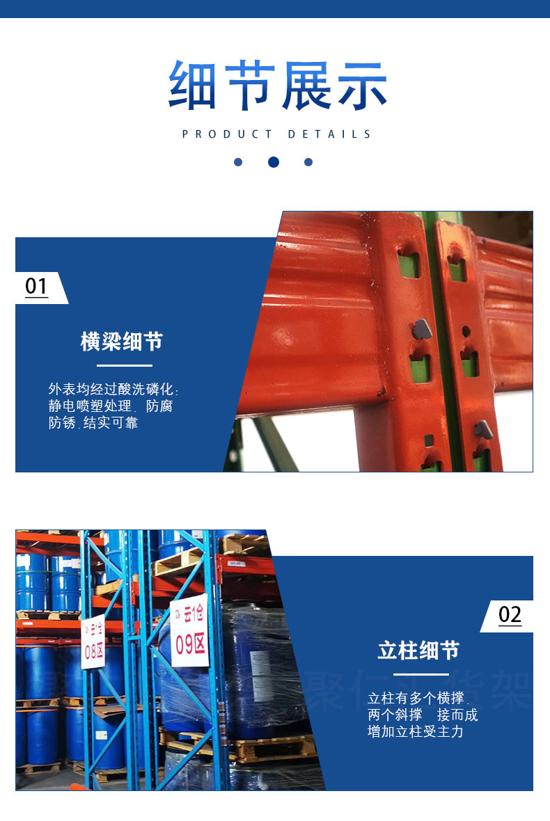 橫梁貨架細節